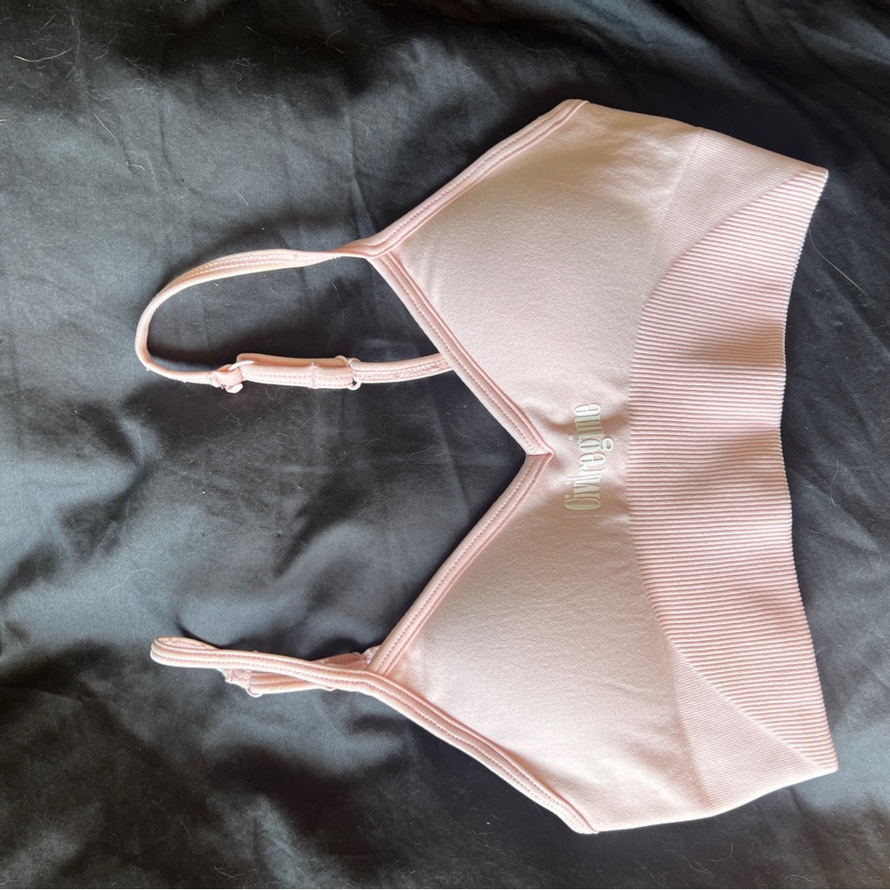 Pink Sports Bra